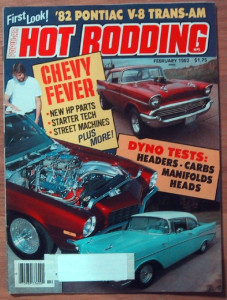 POPULAR HOT RODDING 1982 FEB - NEW FIREBIRD,FASTEST CHEVYS EVER